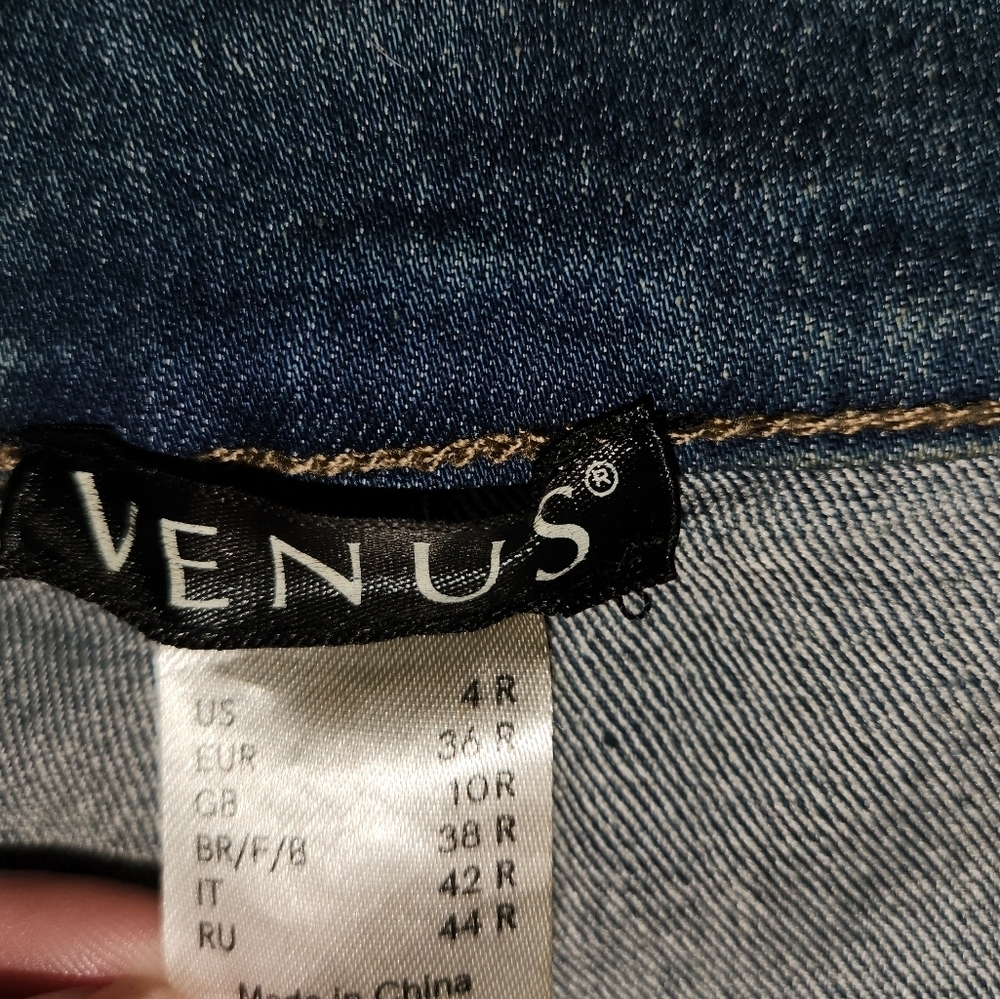 VENUS rhinestone women's denim NWOT - Picture 7 of 11
